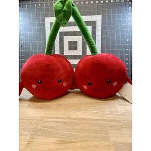 Cherry Pair Plush - Hug Me 15" Red Cherries - Walgreens - Valentines